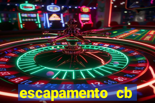 escapamento cb twister 250